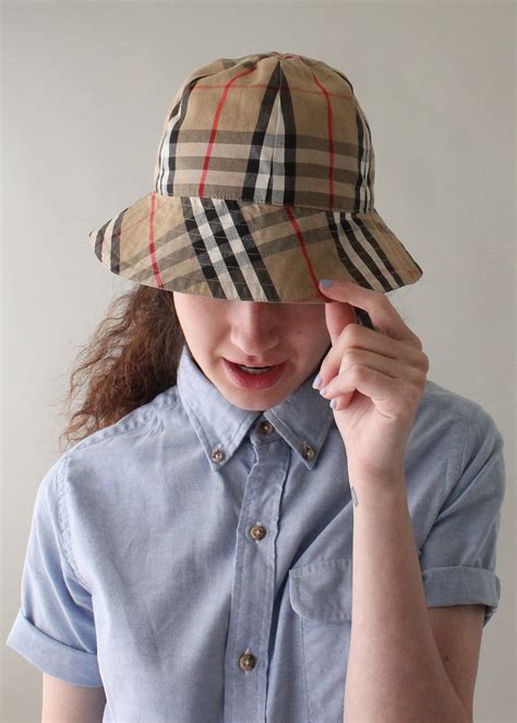 vintage Burberry hats